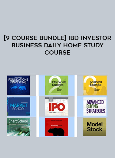 [9 Course Bundle] IBD Investor Business Daily Home Study Course digital download