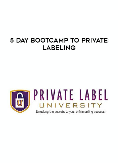 5 Day Bootcamp to private labeling digital download