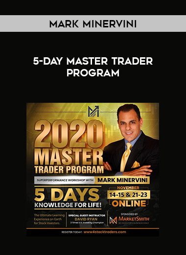 Mark Minervini - 5-Day Master Trader Program digital download