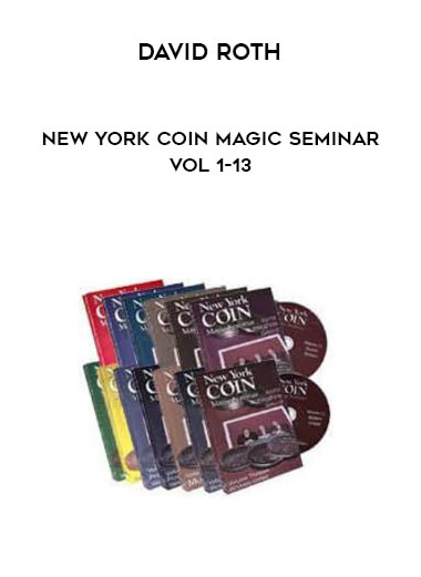 David Roth - New York Coin Magic Seminar Vol 1-13 digital download