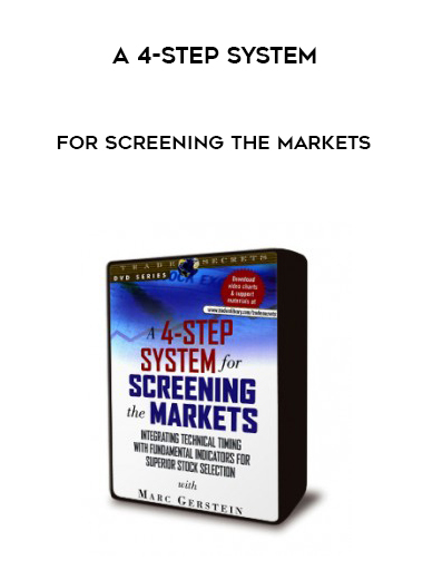 A 4-Step System for Screening the Markets digital download