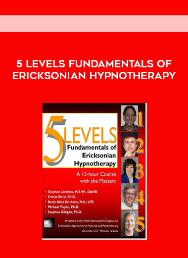 5 Levels Fundamentals of Ericksonian Hypnotherapy digital download