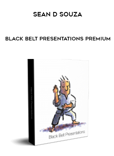 Sean D Souza - Black Belt Presentations Premium digital download